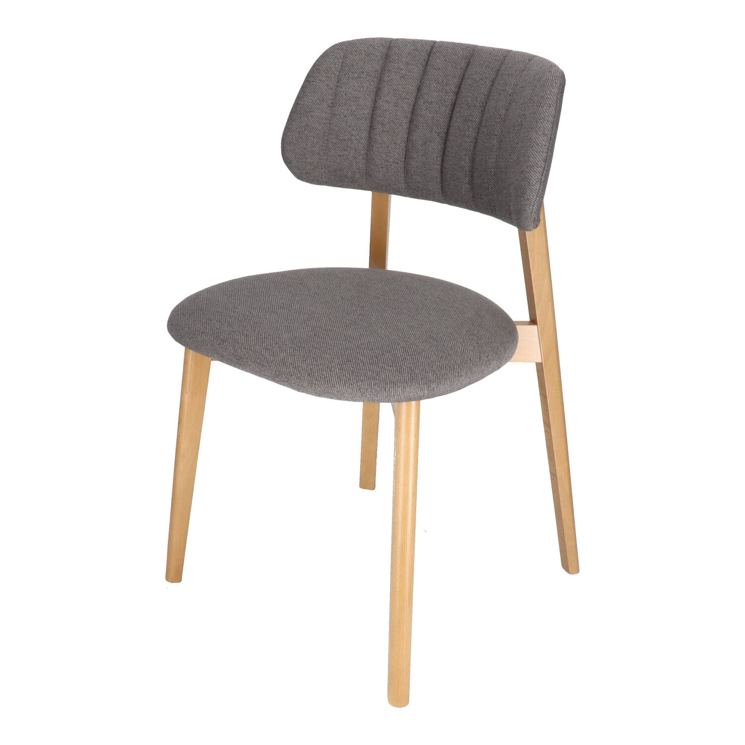 T MARY UP Grey classic Upholstered indoor chair